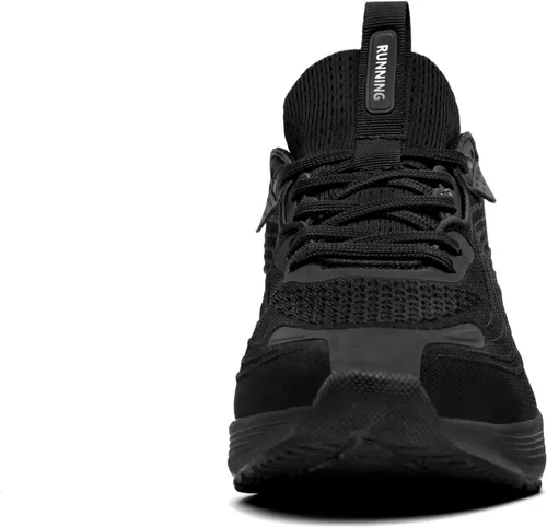 Vista 4 de IIV Zapatos deportivos para correr con aire para hombre, estilo casual, para caminar, atléticos, gimnasio, a la moda, ligeros, sin cordones