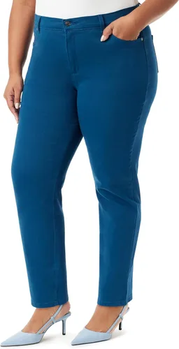 Vista 24 de Gloria Vanderbilt Amanda Classic - Jeans cónicos de tiro alto para mujer Aegean Teal