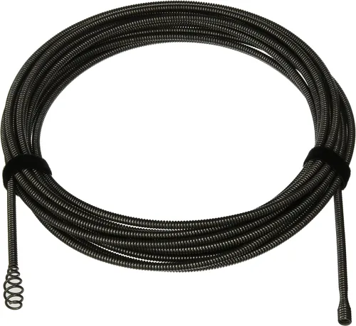 Vista 5 de RIDGID PowerClear - Kit de máquina de limpieza de drenaje de 120 voltios para bañeras, duchas y fregaderos, rojo, cable de repuesto de giro