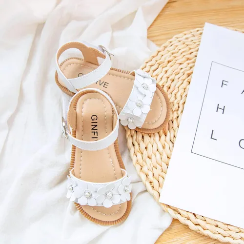 Vista 9 de GINFIVE Sandalias para niñas pequeñas, zapatos de verano para niñas pequeñas