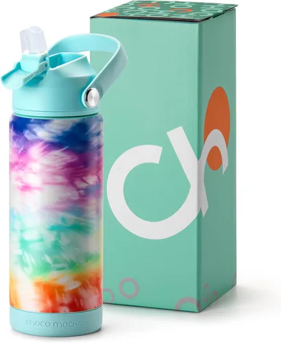 Vista 36 de Botella de Agua Choco Mocha para Niños para la Escuela, Botella de Agua Aislada para Niños de Acero Inoxidable para Niños, 14 Oz Camión Monstruo