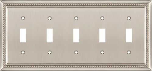 Vista 13 de Henne Bery Sunken Pearls Placa de Pared Decorativa de Servicio Pesado Placa de Interruptor Cubierta de Tomacorriente