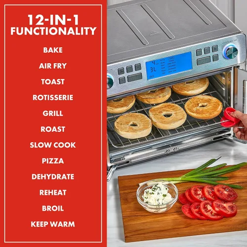 Vista 4 de Emeril Lagasse Dual Zone Technology 25QT Air Fryer Oven