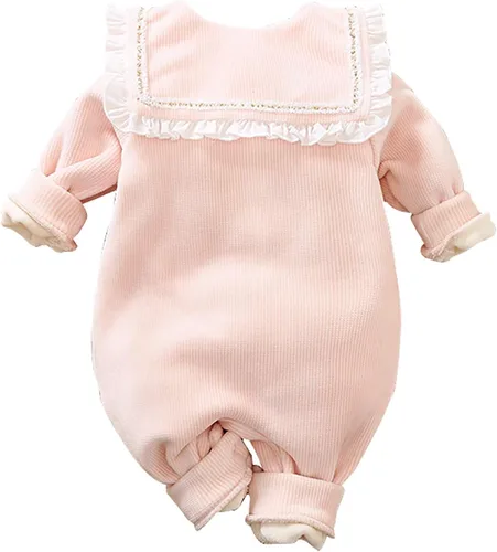 Vista 2 de Yierying Ropa de bebé para recién nacido, lindo mameluco de una pieza para bebé