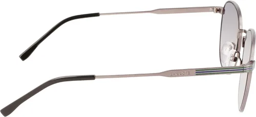 Vista 7 de Lacoste L251S - Gafas de sol ovaladas color gris plomizo oscuro talla única Semimatte Dark Gunmetal