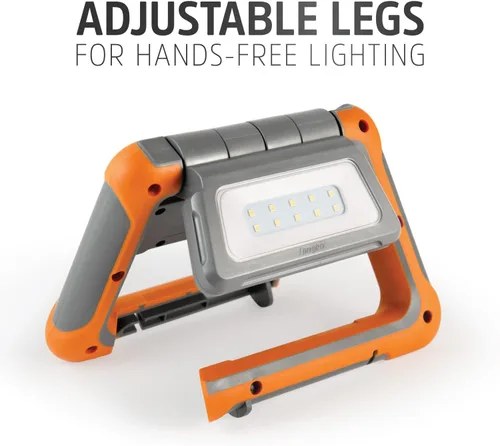 Vista 6 de Energizer Linterna LED recargable, luz de trabajo brillante de varios paneles, linterna de campamento resistente al agua, cable de carga micro USB