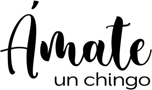 Vista 4 de Ámate Un Chingo - Calcomanía de vinilo para pared, 14.5 x 25 pulgadas, calcomanía de autoestima positiva de moda en español para el hogar