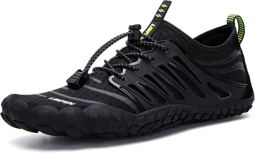 Vista 2 de UBFEN Zapatos acuáticos para natación, para hombre y mujer, para deportes de playa, secado rápido, descalzos para navegación, pesca, buceo, surf