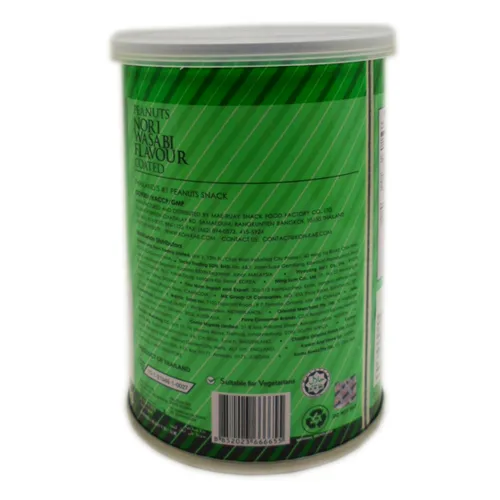 Vista 2 de Koh-kae Snack Peanut Nori Wasabi Sabor Recubierto 115 G (4.06 Oz) X 4 Latas por Mae-Ruay Snack Food Factory Co Ltd. Bangkok Thaila [Alimentos]