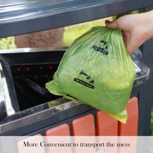 Vista 9 de ECO-CLEAN Bolsas de excremento biodegradables, 16 rollos/240 bolsas