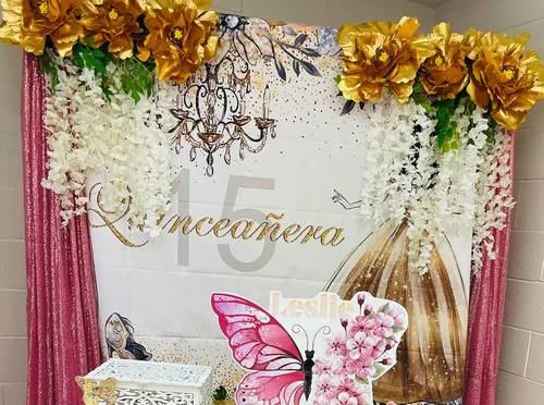 Vista 2 de Telón de fondo personalizado de 5 x 3 pies, material de poliéster, fondo personalizado para fotografía, cumpleaños, niños, adultos, fiesta, estudio