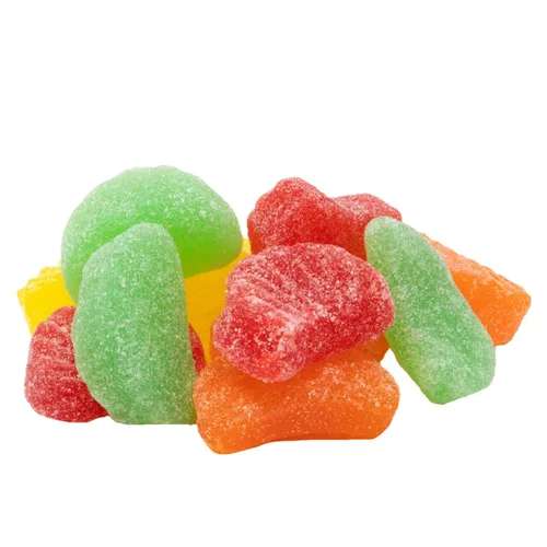 Vista 3 de Fruidles Surtido de caramelos de goma de fruta, deliciosas gomitas de sabores de frutas recubiertas de azúcar (1 libra)