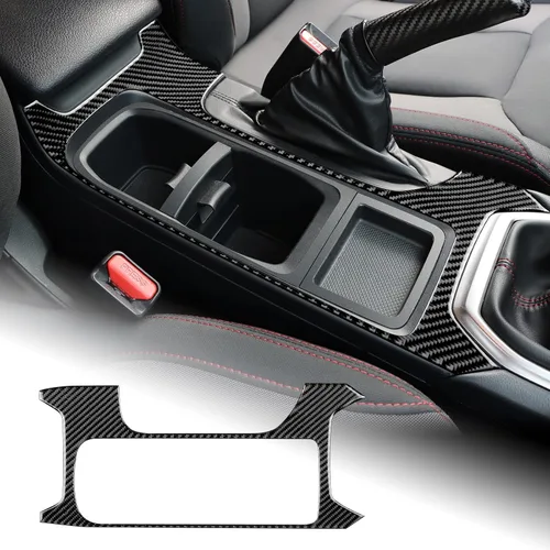 Vista 8 de AIRSPEED Para Subaru WRX/WRX STI 2022 2023 Consola central de coche, salida de aire, cubierta de marco de salida de aire, calcomanía de fibra