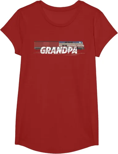 Vista 32 de RC Model Train Shirt Grandpa Train Boxcar HO Scale T-Shirt Negro