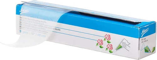 Vista 9 de Ateco - Bolsas de 12 pulgadas de plástico desechables para tubería y decoración de pasteles con NuPlastiQ, paquete de 24, transparentes