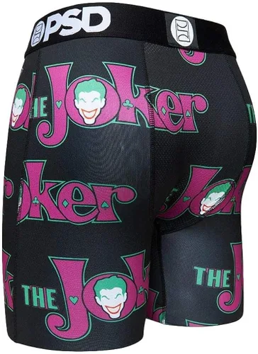 Vista 3 de PSD Dc Crazed Joker - Calzoncillos tipo bóxer para hombre, Negro