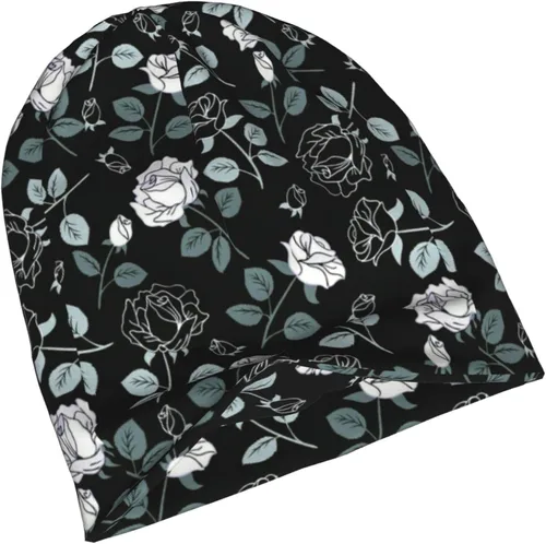 Vista 5 de Stone Spa Adult Fashion Knitted Elastic Beanie Hat Sweat Absorbing Unisex Four Seasons Outdoor Sports Home