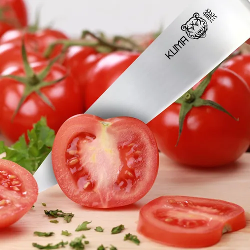 Vista 9 de KUMA Cuchillo de chef multiusos Pro Bolster Edition (juego de 3) – Cuchillo de chef de 8 pulgadas para tallar, cortar y cortar – Gran mango