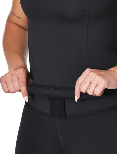 Vista 2 de FeelinGirl Entrenador de cintura para mujer, chaleco de corsé, moldeador de cuerpo, recortador, camiseta sin mangas, faja deportiva con huesos