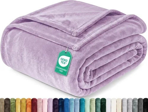 Vista 27 de Utopia Bedding Manta de forro polar negro, tamaño individual, ligera, mullida, suave, antiestática de microfibra (60 x 80 pulgadas)