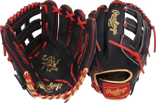 Vista 70 de Guantes de béisbol Heart of the Hide 2026 Top Grade US Steerhide Negro/Menta Pro H Web