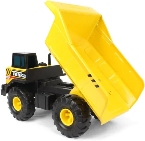 Vista 4 de Poderoso camión volqueta de acero Tonka clásico, 17, Amarillo