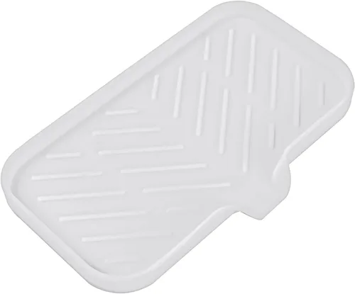 Vista 10 de MicoYang Jaboneras de Baño de Silicona con Boquilla de Drenaje - Organizador de Fregadero de Baño y Cocina, Soporte para Esponja, Bandeja de Jabón