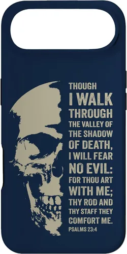 Vista 27 de Psalms 23:4 Though I Walk Through The Valley - Funda bíblica cristiana para iPhone 16
