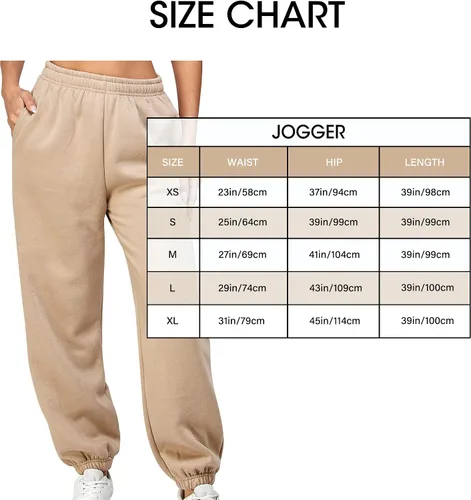 Vista 5 de IUUI Pantalones deportivos de vellón holgados para mujer estilo casual de cintura alta plegables cálidos con bolsillos