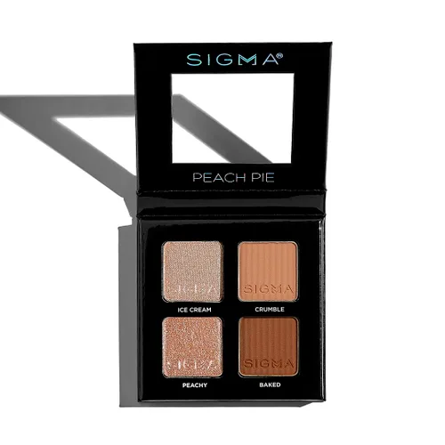 Vista 8 de SIGMA BEAUTY Paleta de sombras de ojos cuádruple - Tiramisu Eyeshadow Quad, 4 sombras