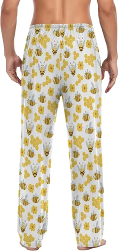 Vista 2 de Chickens Rooster Pajama Pants Mens Lounge Pants Super Soft Men Pajama Bottoms with Drawstring Pockets
