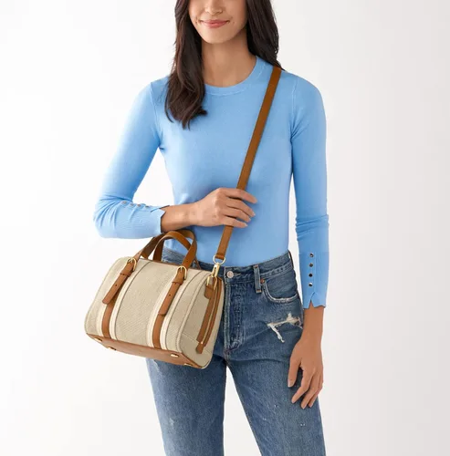 Vista 4 de Fossil Carlie - Bolso de cuero para mujer