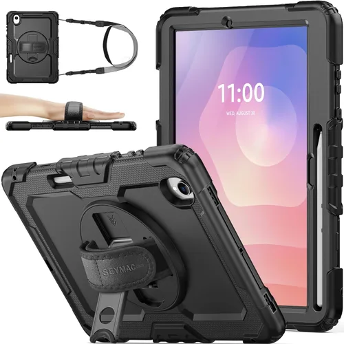 Vista 9 de SEYMAC stock Funda para Samsung Galaxy Tab S10 Lite / S10 FE / S9 FE 5G / S9 Funda para Tableta 10.9''/ 11'' Protectora con Protector de Pantalla