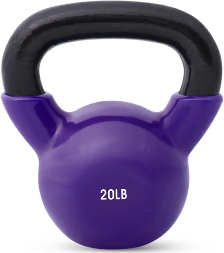 Vista 9 de JFIT Kettlebell Weights Vinyl Coated Iron