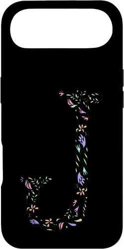 Vista 27 de Letter J Floral Monogram Vintage Initial Personalized Gift Case for iPhone 17