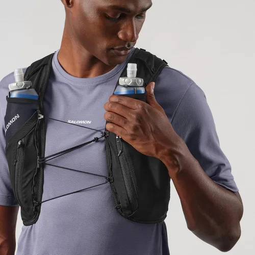 Vista 4 de Salomon Unisex Advance Skin 12 Chaleco de hidratación para trail running de 12 litros