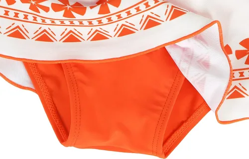 Vista 6 de Jurebecia Girls Two-Piece Summer Swimwear Princess Adventure Bathing Suit Role Play Tankini Swim Skirt Set 3-8 Years