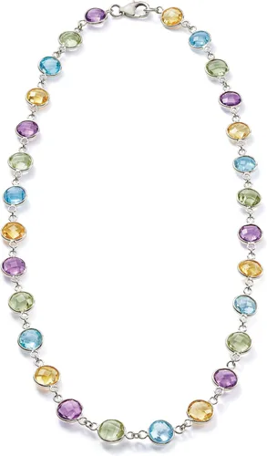 Vista 6 de Ross-Simons 4800 ct tw Multi-Stone Necklace in Sterling Silver