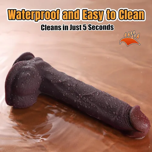 Vista 5 de 2026 New Consolador Realistic Toy Dilbo for Women 8.46", Thick Huge Silicone Skin-Like Giant Silicone Dick Machine Hand Free Play Adult Tool (Brown)