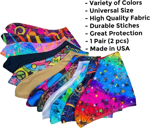 Vista 6 de Ice Fire 1 par de fundas para botas de patinaje Protector duradero para botas de hielo/figura/patines Tamaño universal Accesorio de patinaje