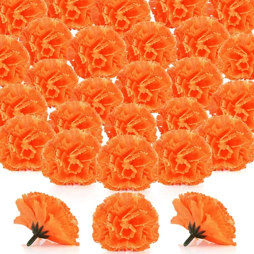 Vista 13 de Syhood 50 piezas de flores de caléndula de Juneteenth Decoración a granel Juneteenth Accesorios 19 de junio de 1865 Decoración del Día
