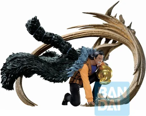 Vista 3 de Ichibansho Figure - Una pieza - Recuerdos de duelo de cocodrilo, estatua coleccionable de Bandai Spirits