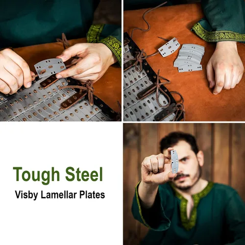 Vista 4 de Lord of Battles Lamellar Plates Viking & Medieval Handmade Plate Armor for Historical Reenactments