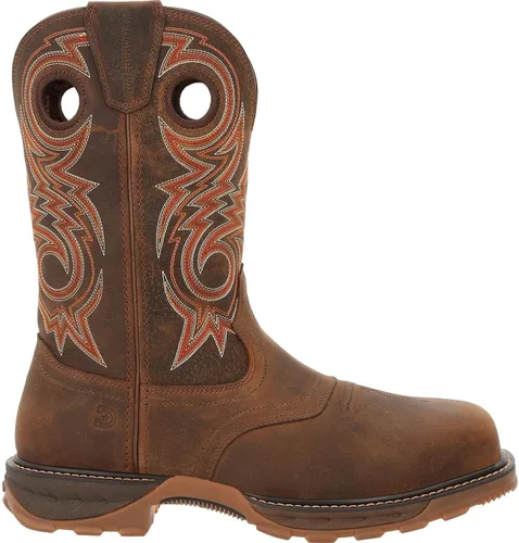 Vista 7 de Durango Maverick XP Botas de trabajo occidentales impermeables con punta compuesta Marrón talla única