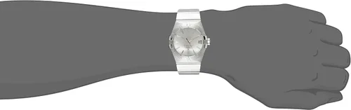 Vista 2 de Omega de los hombres 12310382102001constelación plata Dial reloj