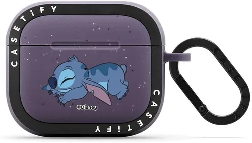 Vista 46 de CASETiFY AirPods Pro (1ª/2ª Gen) Estuche Bounce con Anillo [Colaboración Frozen] - Copo de Nieve de Anna - Taupe Mate