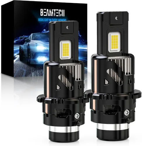 Vista 11 de BEAMTECH Bombilla D1S/D1R, 28000 lúmenes, 80 W, tamaño 1:1, 6500 K, niebla