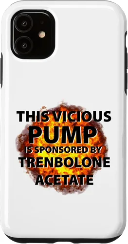 Vista 6 de iPhone 12 mini Funny Vicious Pump Is Sponsored By Tren Trenbolone Acetate Case