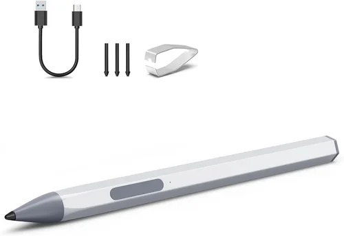 Vista 17 de Lápiz táctil para HP Envy X360 Pavilion X360 Spectre X360 Spectre X2 Envy X2 Recargable MPP 2.0 Lápiz táctil con inclinación activa con sensibilidad