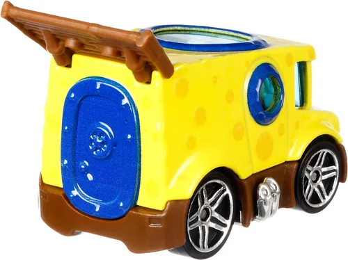 Vista 2 de Hot Wheels Vehículo Bob Esponja, escala 1:64